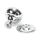 Polished Chrome Hammered Mushroom Cabinet Knob 32mm | From The Anvil - Cabinet Knobs - From The Anvil - Yester Home