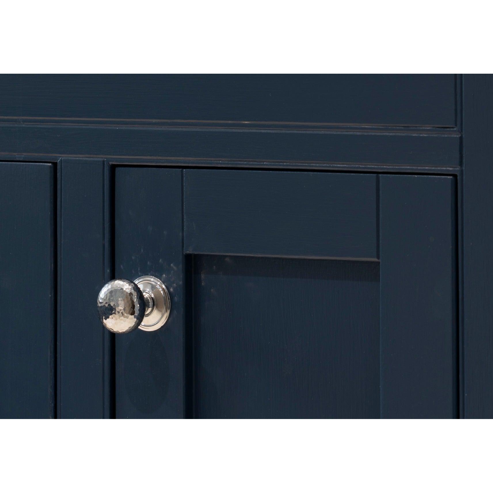 Polished Chrome Hammered Mushroom Cabinet Knob 32mm | From The Anvil-Cabinet Knobs-Yester Home