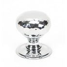 Polished Chrome Hammered Mushroom Cabinet Knob 32mm | From The Anvil - Cabinet Knobs - From The Anvil - Yester Home