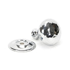 Polished Chrome Hammered Mushroom Cabinet Knob 32mm | From The Anvil - Cabinet Knobs - From The Anvil - Yester Home