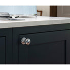 Polished Chrome Hammered Mushroom Cabinet Knob 38mm | From The Anvil-Cabinet Knobs-Yester Home