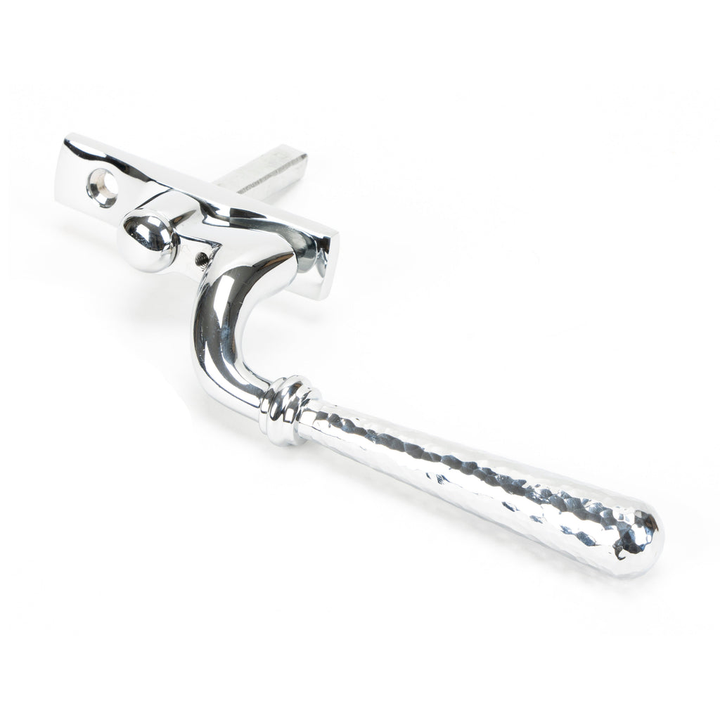Polished Chrome Hammered Newbury Espag - LH | From The Anvil-Espag. Fasteners-Yester Home