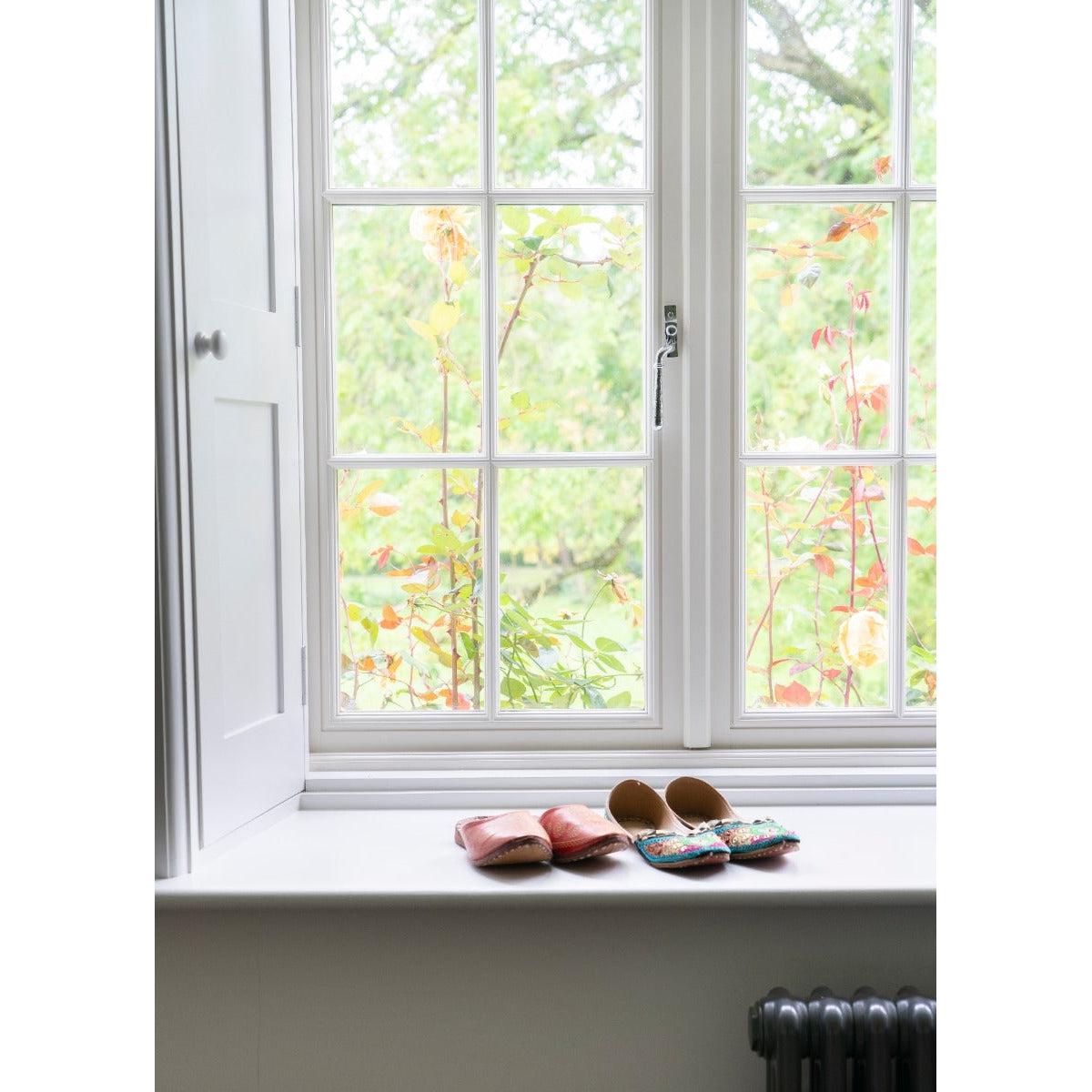 Polished Chrome Hammered Newbury Espag - LH | From The Anvil-Espag. Fasteners-Yester Home