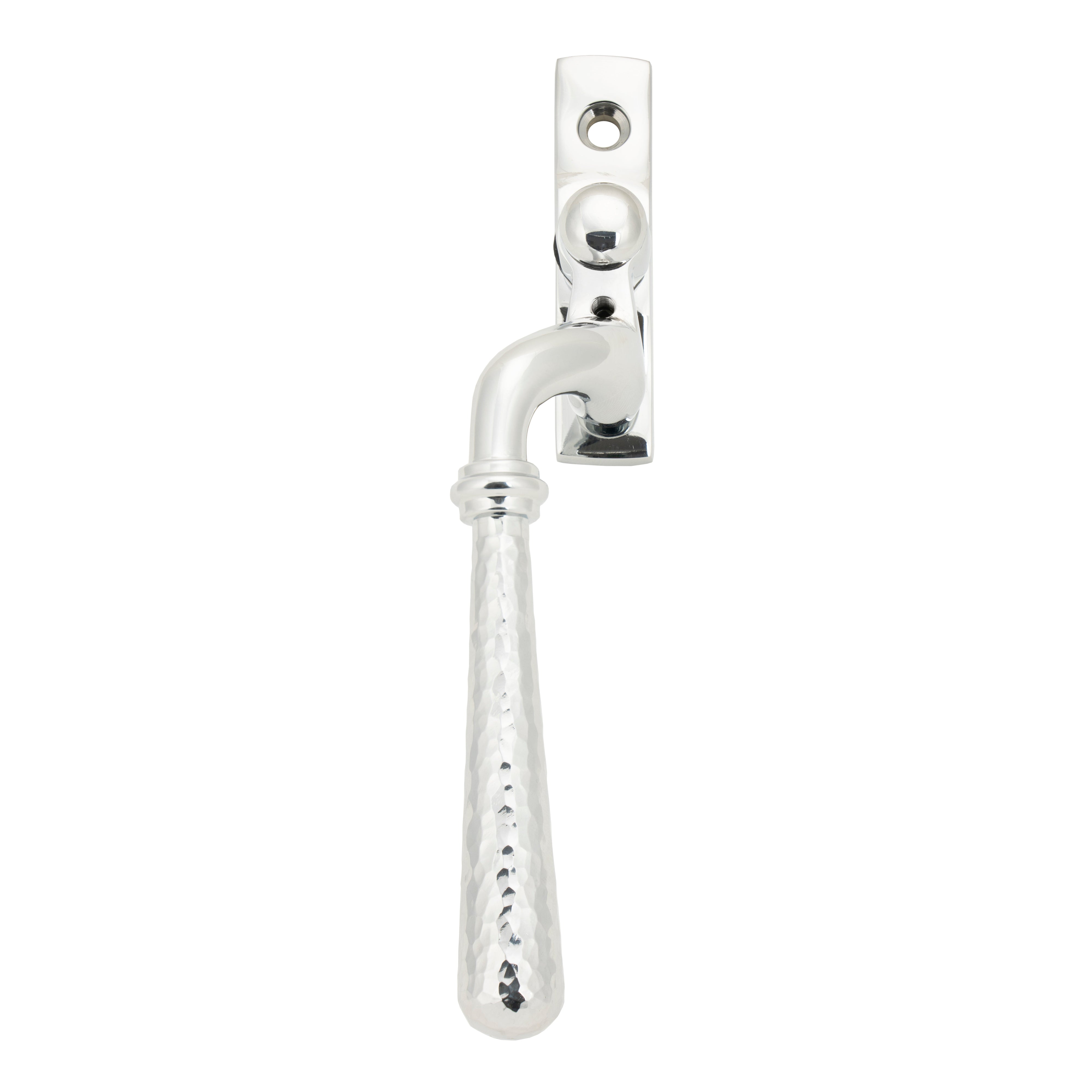 Polished Chrome Hammered Newbury Espag - LH | From The Anvil-Espag. Fasteners-Yester Home
