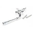 Polished Chrome Hammered Newbury Espag - RH | From The Anvil - Espag. Fasteners - From The Anvil - Yester Home