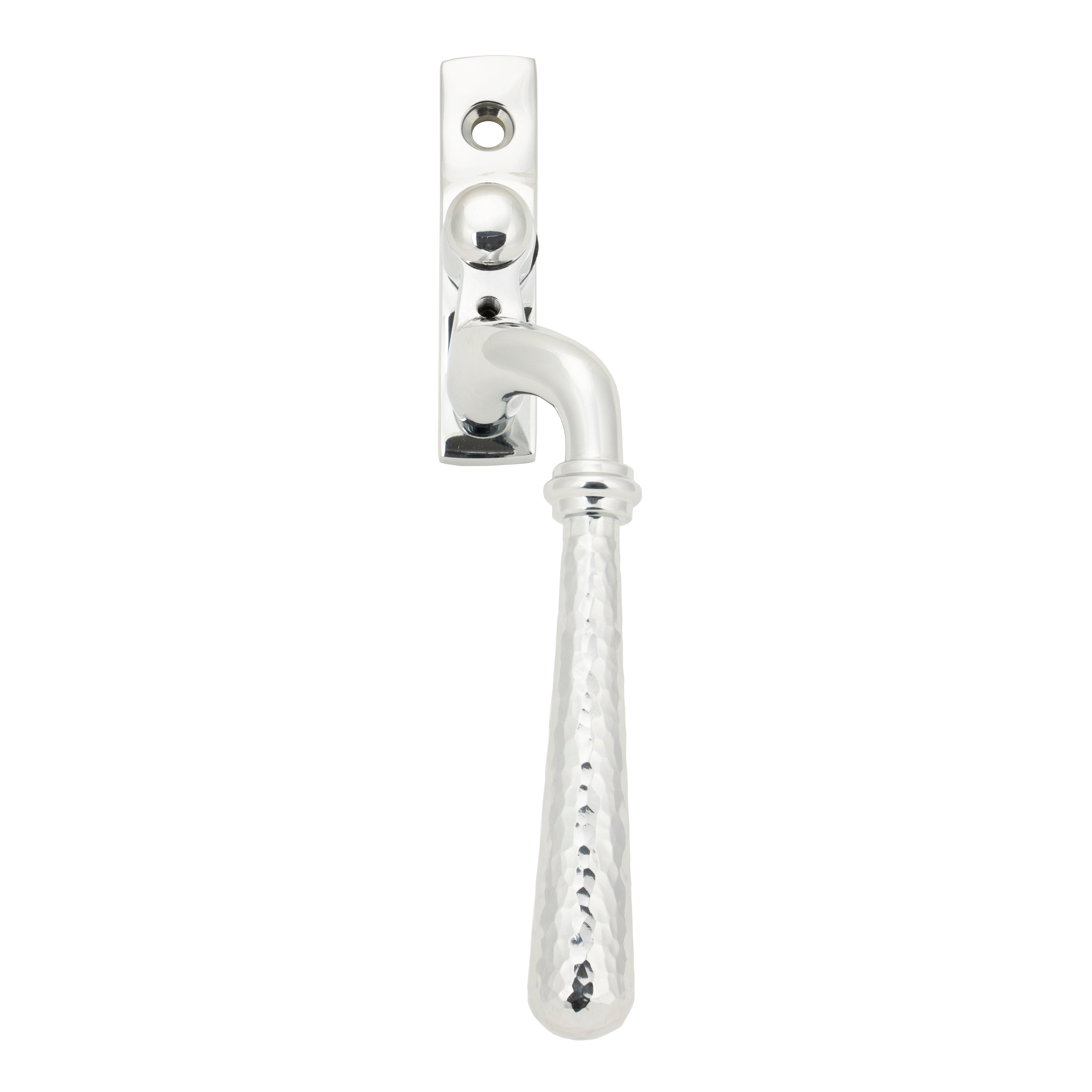 Polished Chrome Hammered Newbury Espag - RH | From The Anvil-Espag. Fasteners-Yester Home