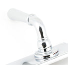 Polished Chrome Hammered Newbury Lever Euro Lock Set | From The Anvil-Lever Euro-Yester Home