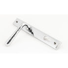Polished Chrome Hammered Newbury Slimline Espag. Lock Set | From The Anvil - Espagnolette - From The Anvil - Yester Home