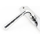 Polished Chrome Hammered Newbury Slimline Espag. Lock Set | From The Anvil - Espagnolette - From The Anvil - Yester Home