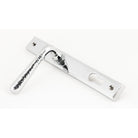 Polished Chrome Hammered Newbury Slimline Espag. Lock Set | From The Anvil-Espagnolette-Yester Home