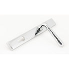 Polished Chrome Hammered Newbury Slimline Espag. Lock Set | From The Anvil-Espagnolette-Yester Home
