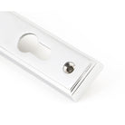Polished Chrome Hammered Newbury Slimline Espag. Lock Set | From The Anvil-Espagnolette-Yester Home
