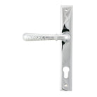 Polished Chrome Hammered Newbury Slimline Espag. Lock Set | From The Anvil-Espagnolette-Yester Home