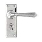 Polished Chrome Hinton Lever Bathroom Set | From The Anvil - Lever Bathroom - From The Anvil - Yester Home