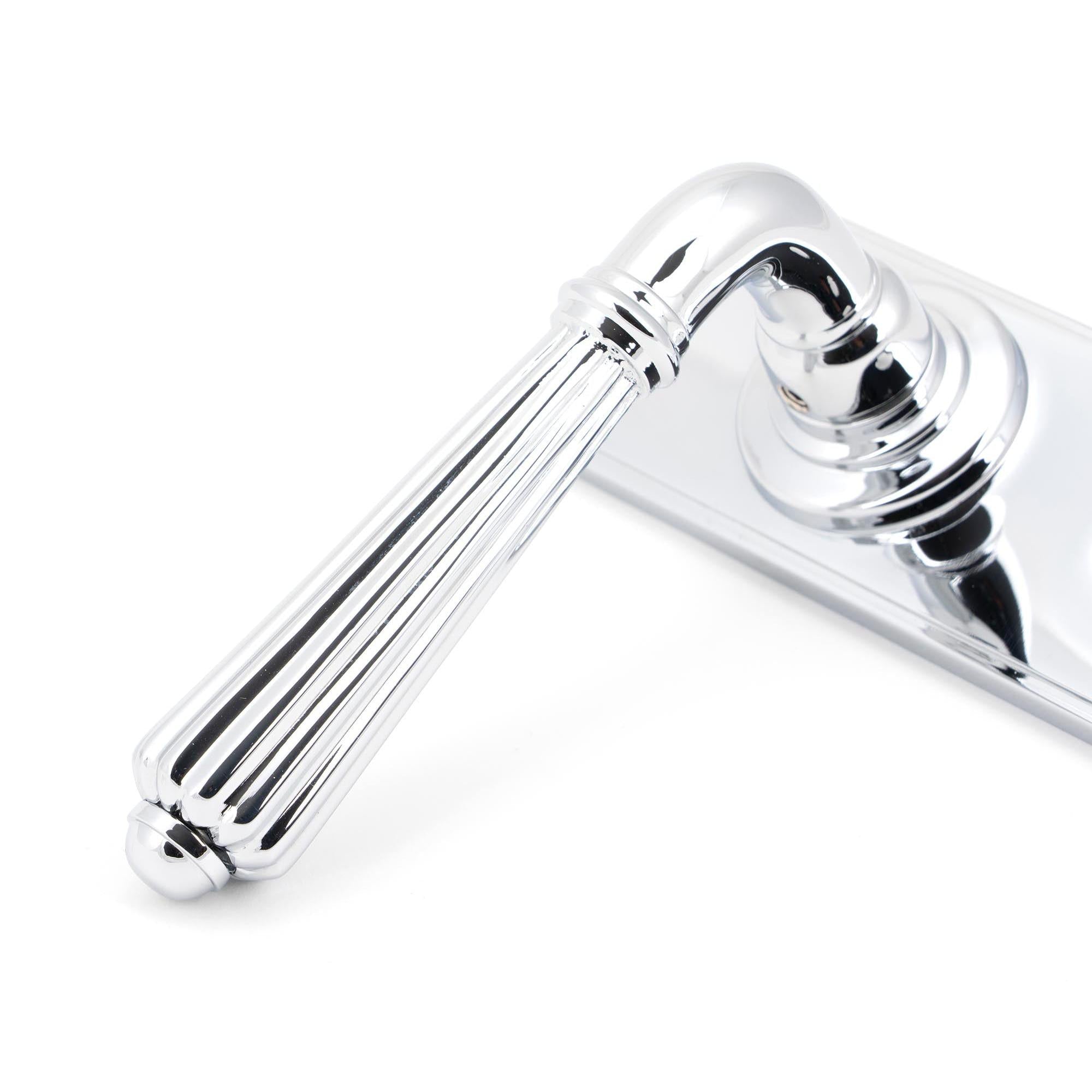 Polished Chrome Hinton Lever Bathroom Set | From The Anvil - Lever Bathroom - From The Anvil - Yester Home