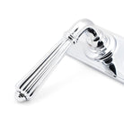 Polished Chrome Hinton Lever Euro Lock Set | From The Anvil - Lever Euro - From The Anvil - Yester Home