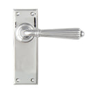 Polished Chrome Hinton Lever Latch Set | From The Anvil - Lever Latch - From The Anvil - Yester Home