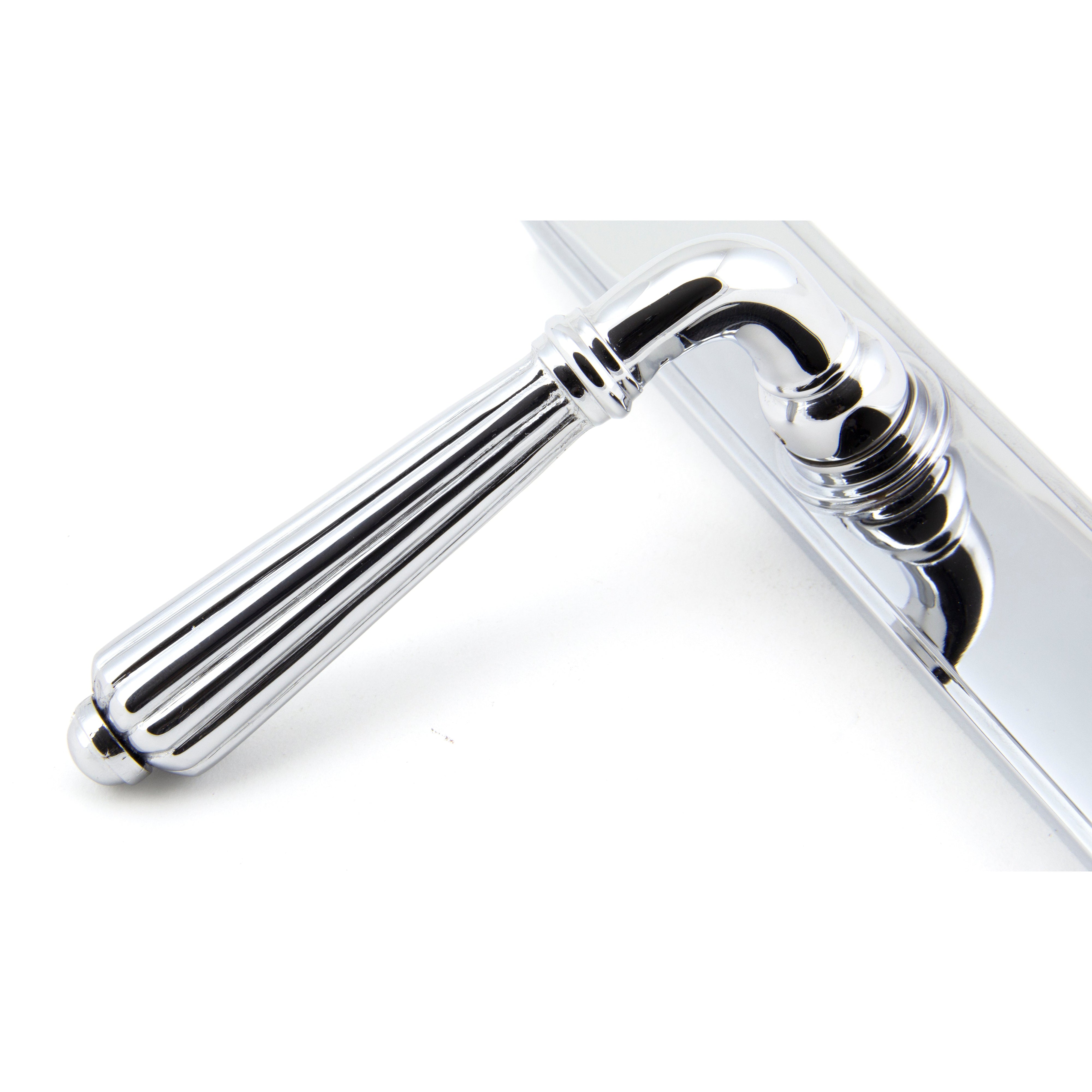 Polished Chrome Hinton Slimline Lever Espag. Lock Set | From The Anvil-Espagnolette-Yester Home