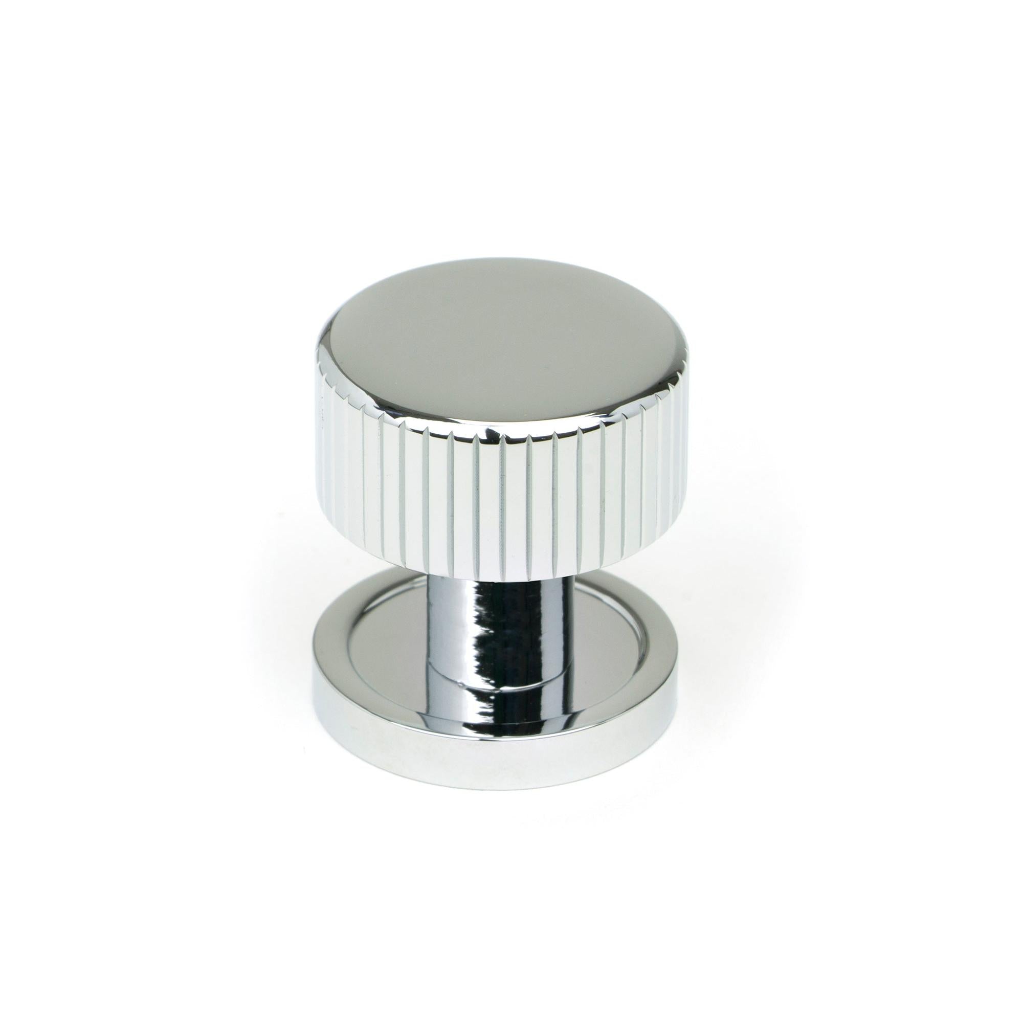 Polished Chrome Judd Cabinet Knob - 25mm (Plain) | From The Anvil - Cabinet Knobs - From The Anvil - Yester Home