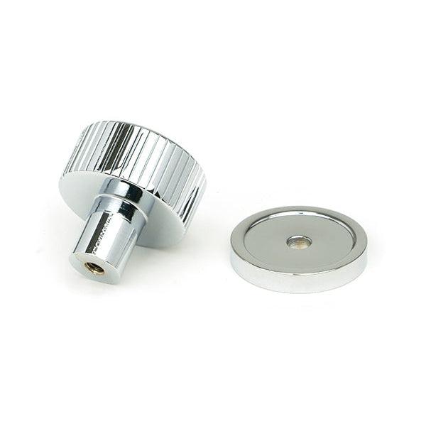 Polished Chrome Judd Cabinet Knob - 25mm (Plain) | From The Anvil-Cabinet Knobs-Yester Home