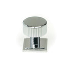 Polished Chrome Judd Cabinet Knob - 25mm (Square) | From The Anvil - Cabinet Knobs - From The Anvil - Yester Home