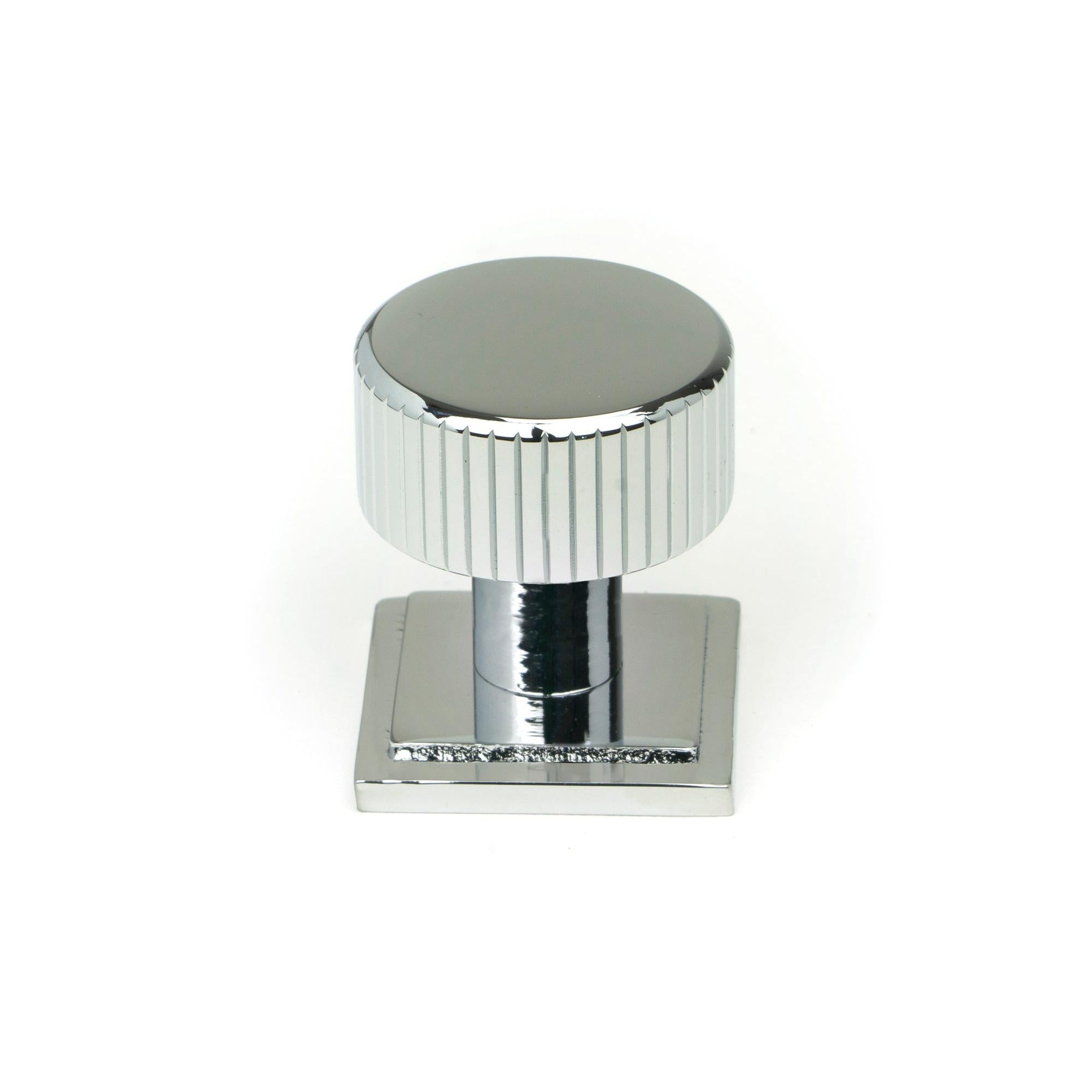 Polished Chrome Judd Cabinet Knob - 25mm (Square) | From The Anvil - Cabinet Knobs - From The Anvil - Yester Home