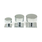 Polished Chrome Judd Cabinet Knob - 25mm (Square) | From The Anvil-Cabinet Knobs-Yester Home