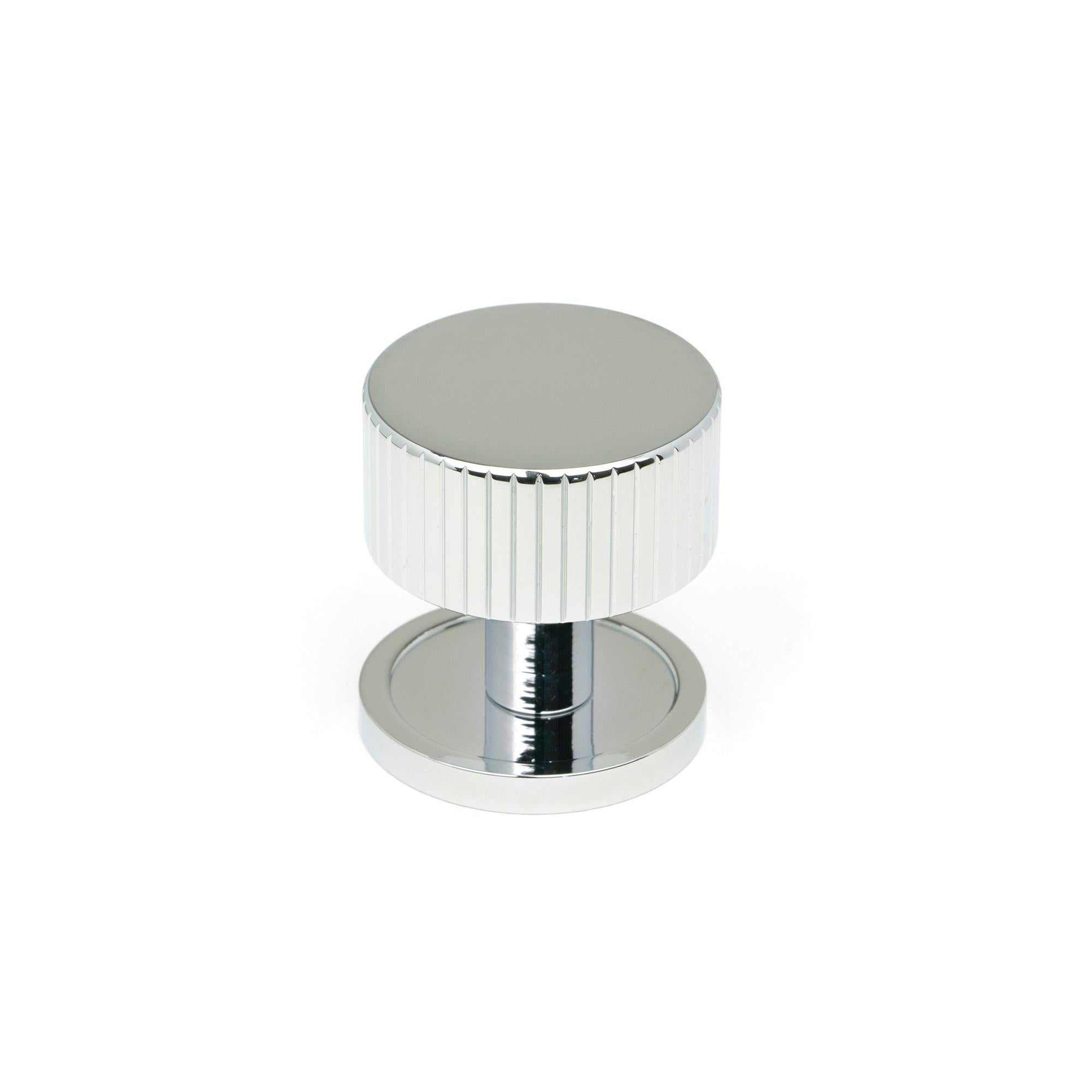 Polished Chrome Judd Cabinet Knob - 32mm (Plain) | From The Anvil - Cabinet Knobs - From The Anvil - Yester Home