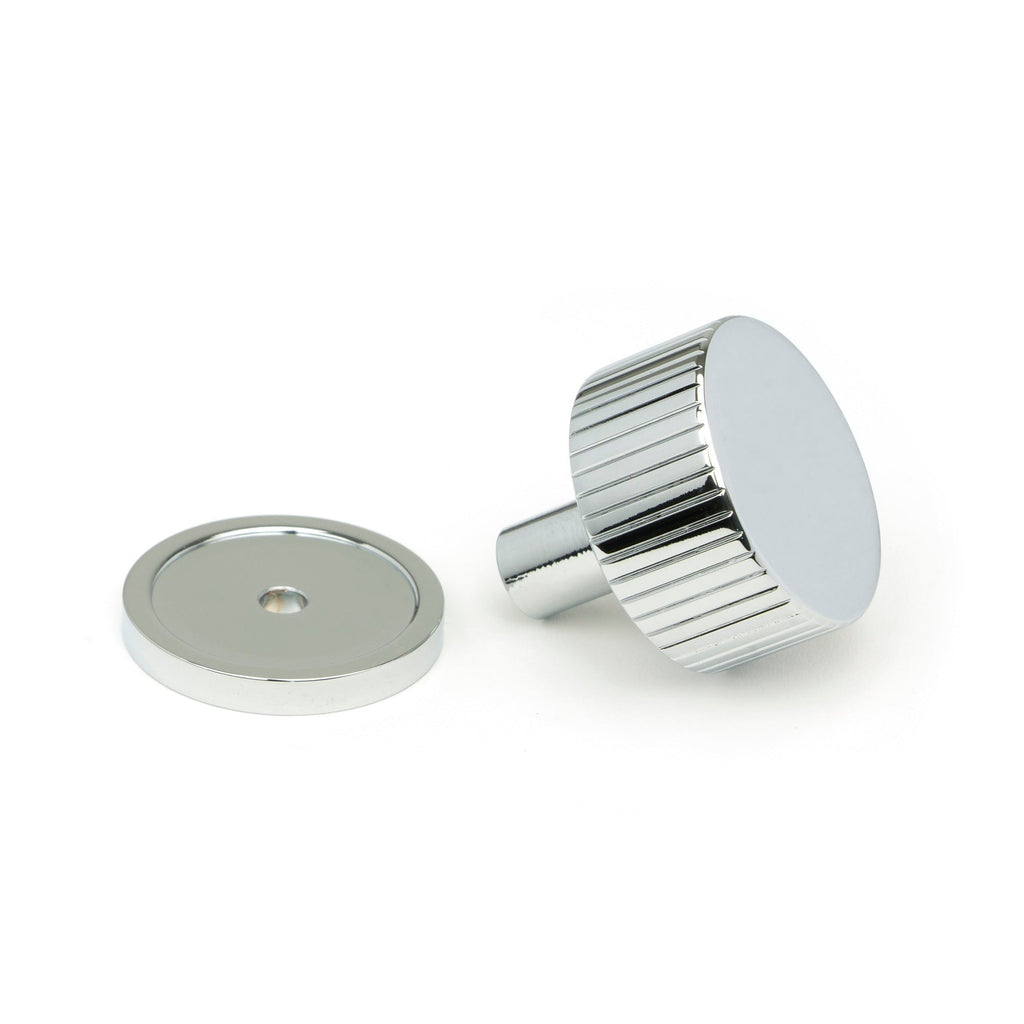 Polished Chrome Judd Cabinet Knob - 32mm (Plain) | From The Anvil-Cabinet Knobs-Yester Home