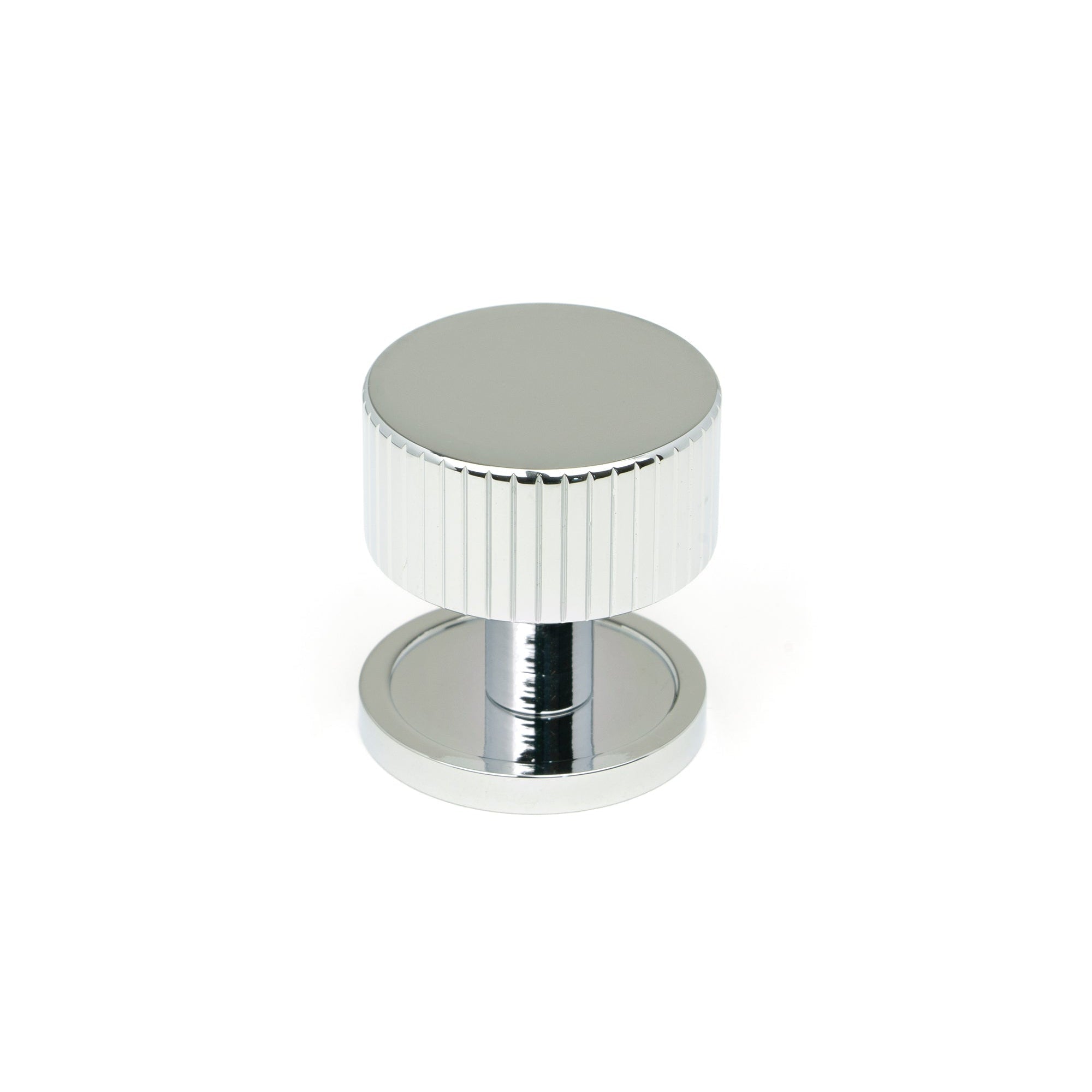 Polished Chrome Judd Cabinet Knob - 32mm (Plain) | From The Anvil-Cabinet Knobs-Yester Home