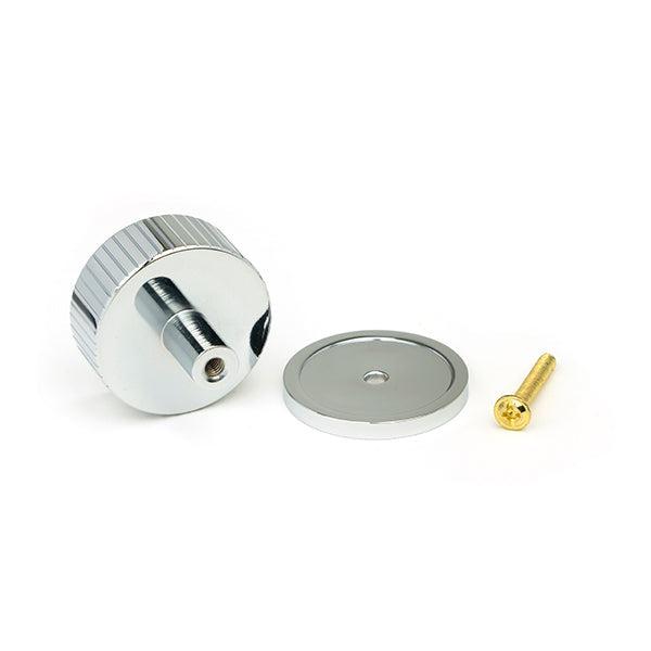 Polished Chrome Judd Cabinet Knob - 38mm (Plain) | From The Anvil-Cabinet Knobs-Yester Home