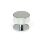 Polished Chrome Judd Cabinet Knob - 38mm (Plain) | From The Anvil-Cabinet Knobs-Yester Home