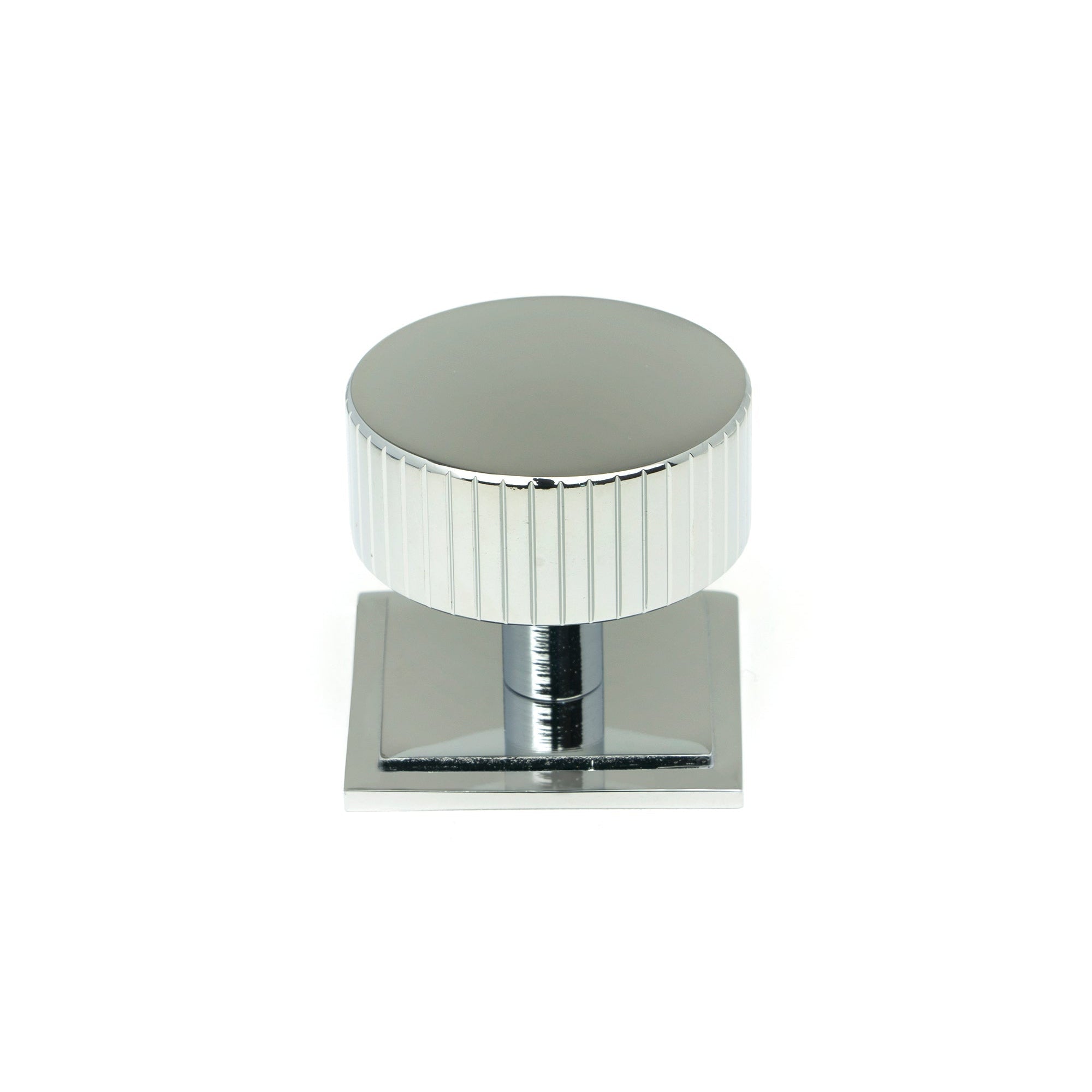 Polished Chrome Judd Cabinet Knob - 38mm (Square) | From The Anvil-Cabinet Knobs-Yester Home