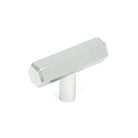 Polished Chrome Kahlo T-Bar | From The Anvil-Cabinet Knobs-Yester Home