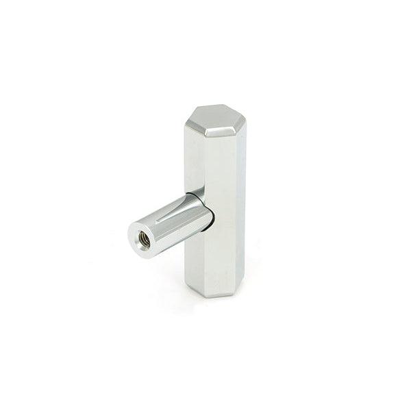 Polished Chrome Kahlo T-Bar | From The Anvil-Cabinet Knobs-Yester Home