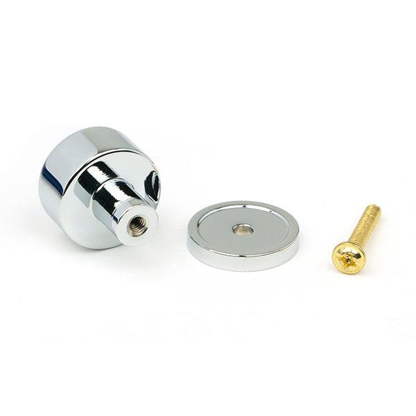 Polished Chrome Kelso Cabinet Knob - 25mm (Plain) | From The Anvil-Cabinet Knobs-Yester Home