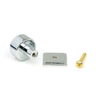 Polished Chrome Kelso Cabinet Knob - 25mm (Square) | From The Anvil-Cabinet Knobs-Yester Home