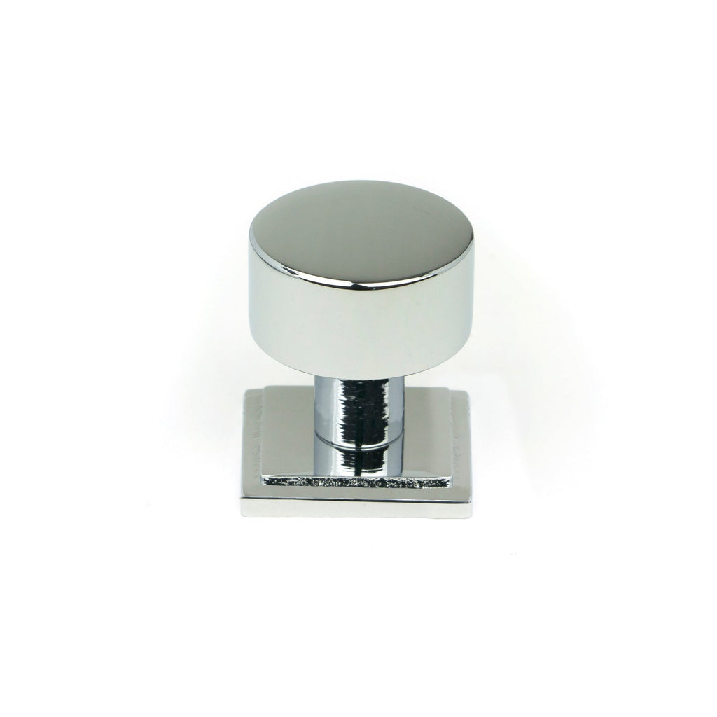 Polished Chrome Kelso Cabinet Knob - 25mm (Square) | From The Anvil-Cabinet Knobs-Yester Home