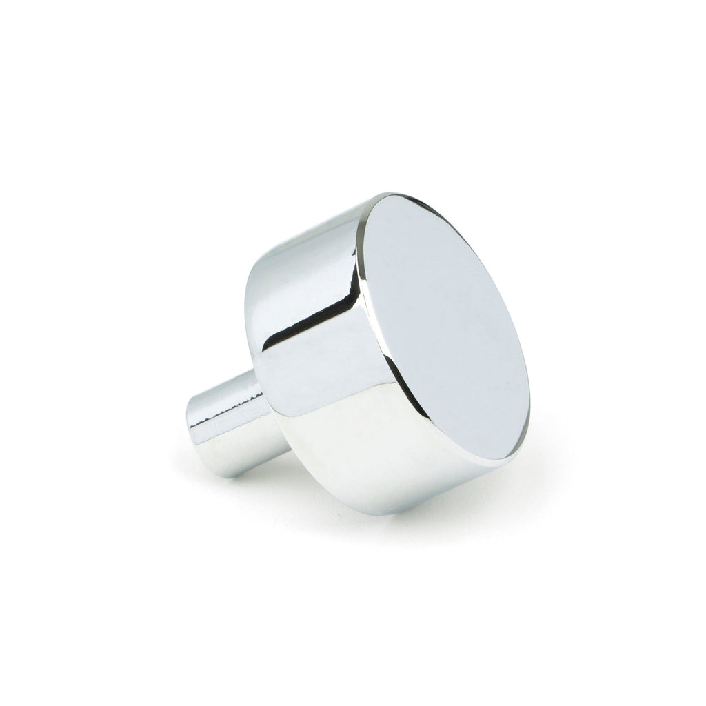 Polished Chrome Kelso Cabinet Knob - 32mm (No rose) | From The Anvil-Cabinet Knobs-Yester Home
