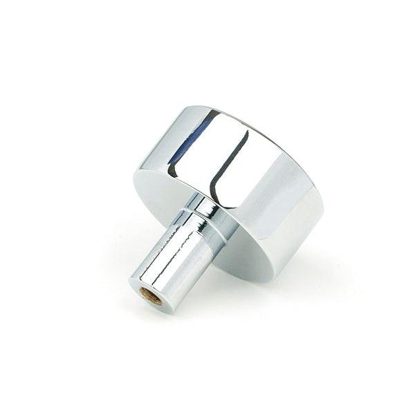 Polished Chrome Kelso Cabinet Knob - 32mm (No rose) | From The Anvil-Cabinet Knobs-Yester Home