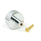 Polished Chrome Kelso Cabinet Knob - 32mm (No rose) | From The Anvil-Cabinet Knobs-Yester Home