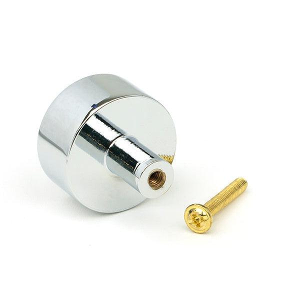 Polished Chrome Kelso Cabinet Knob - 32mm (No rose) | From The Anvil-Cabinet Knobs-Yester Home