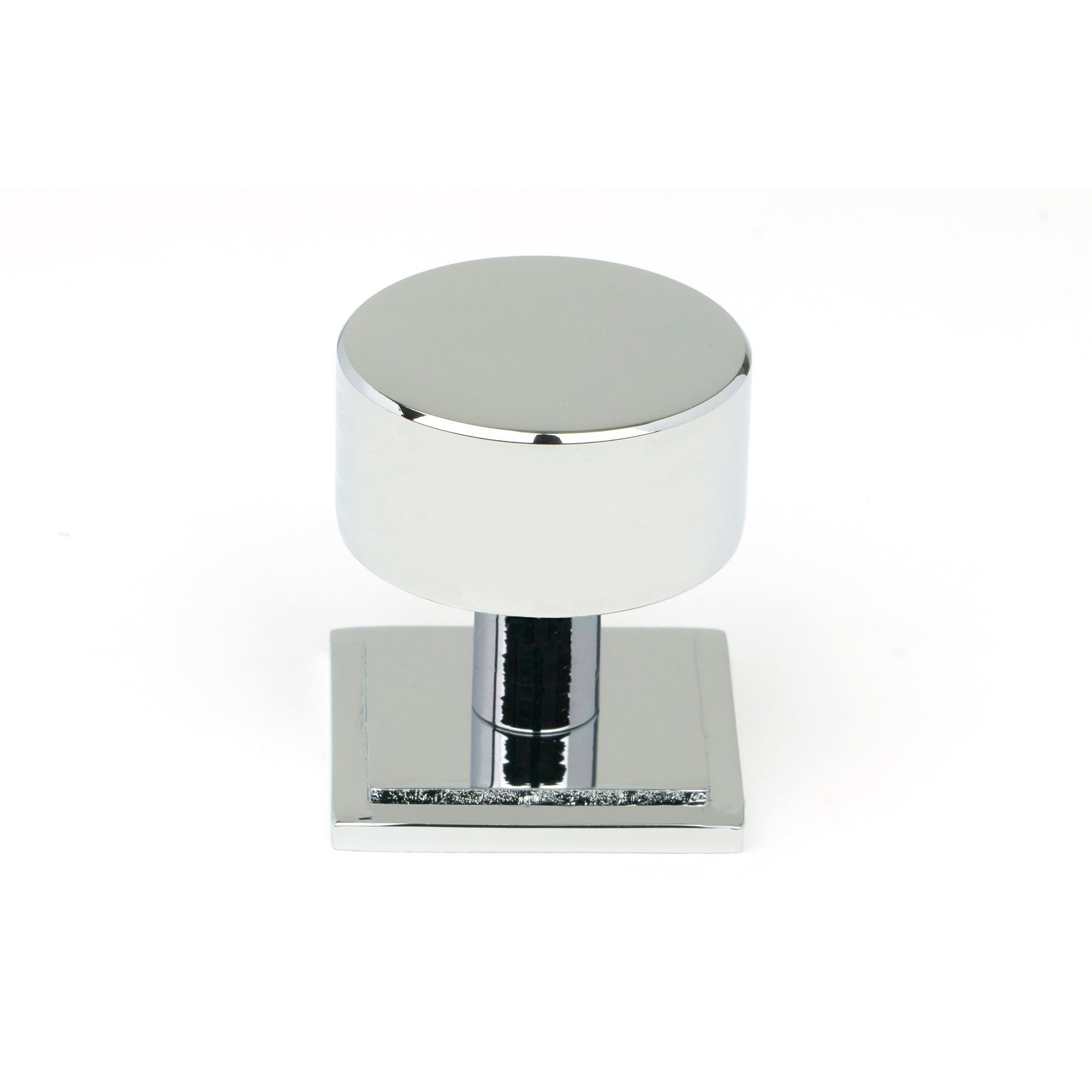 Polished Chrome Kelso Cabinet Knob - 32mm (Square) | From The Anvil - Cabinet Knobs - From The Anvil - Yester Home