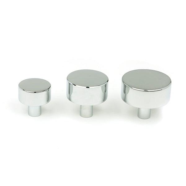 Polished Chrome Kelso Cabinet Knob - 38mm (No rose) | From The Anvil-Cabinet Knobs-Yester Home