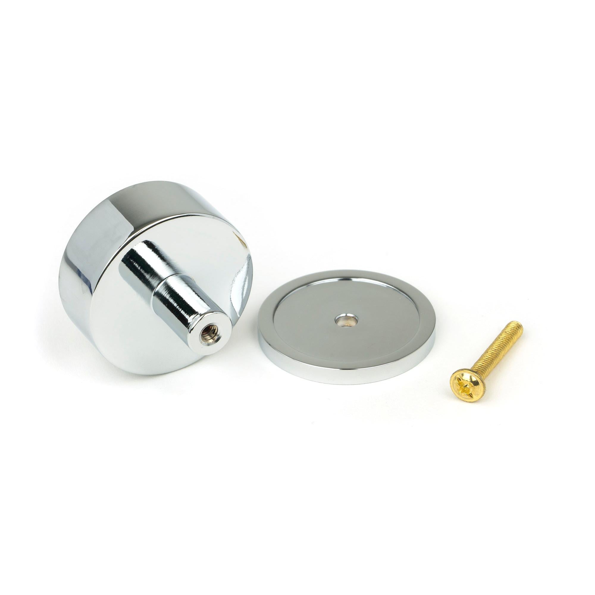 Polished Chrome Kelso Cabinet Knob - 38mm (Plain) | From The Anvil - Cabinet Knobs - From The Anvil - Yester Home