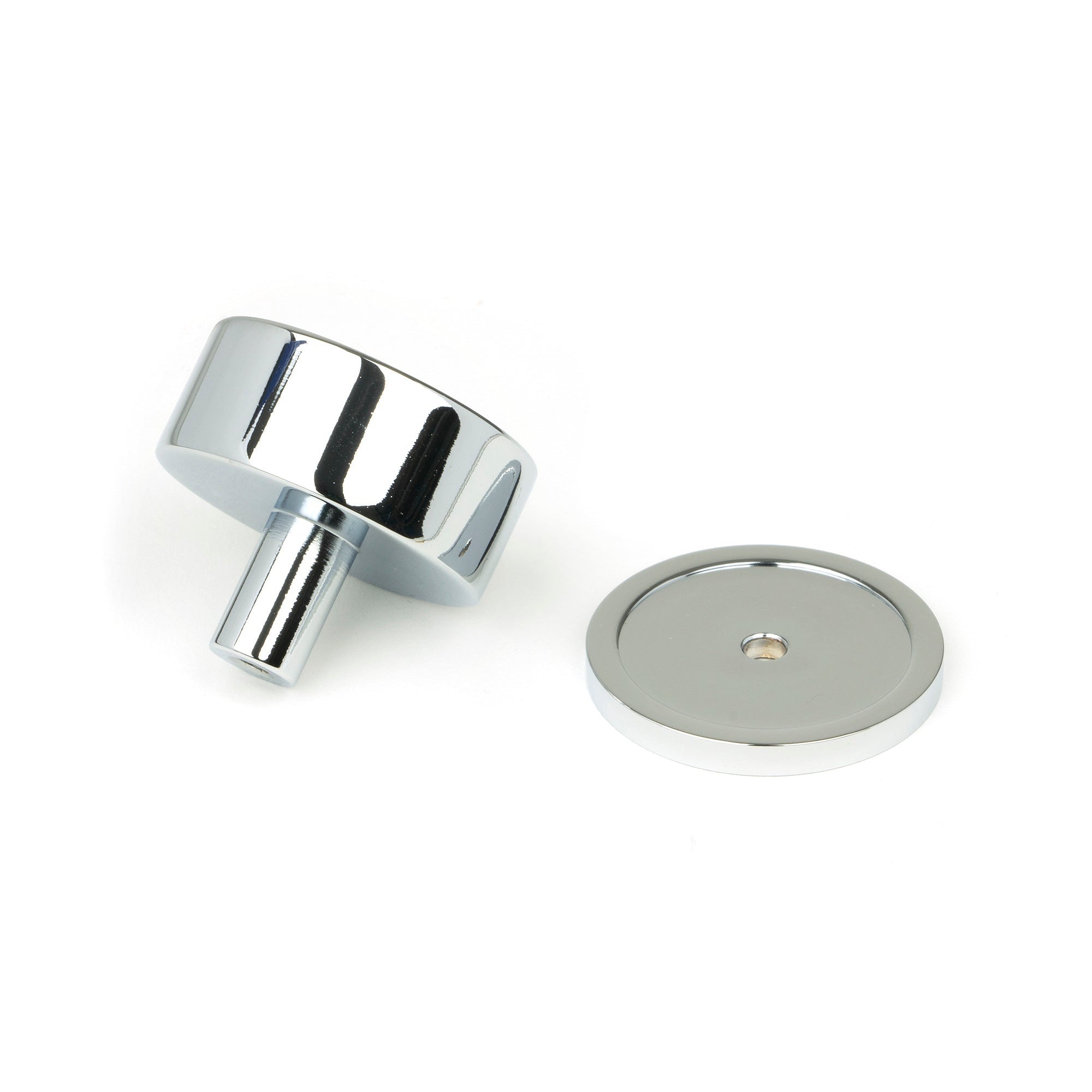 Polished Chrome Kelso Cabinet Knob - 38mm (Plain) | From The Anvil-Cabinet Knobs-Yester Home