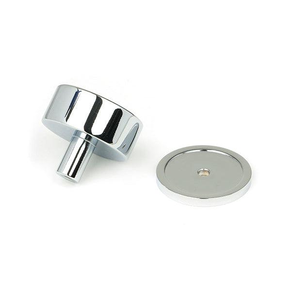 Polished Chrome Kelso Cabinet Knob - 38mm (Plain) | From The Anvil-Cabinet Knobs-Yester Home