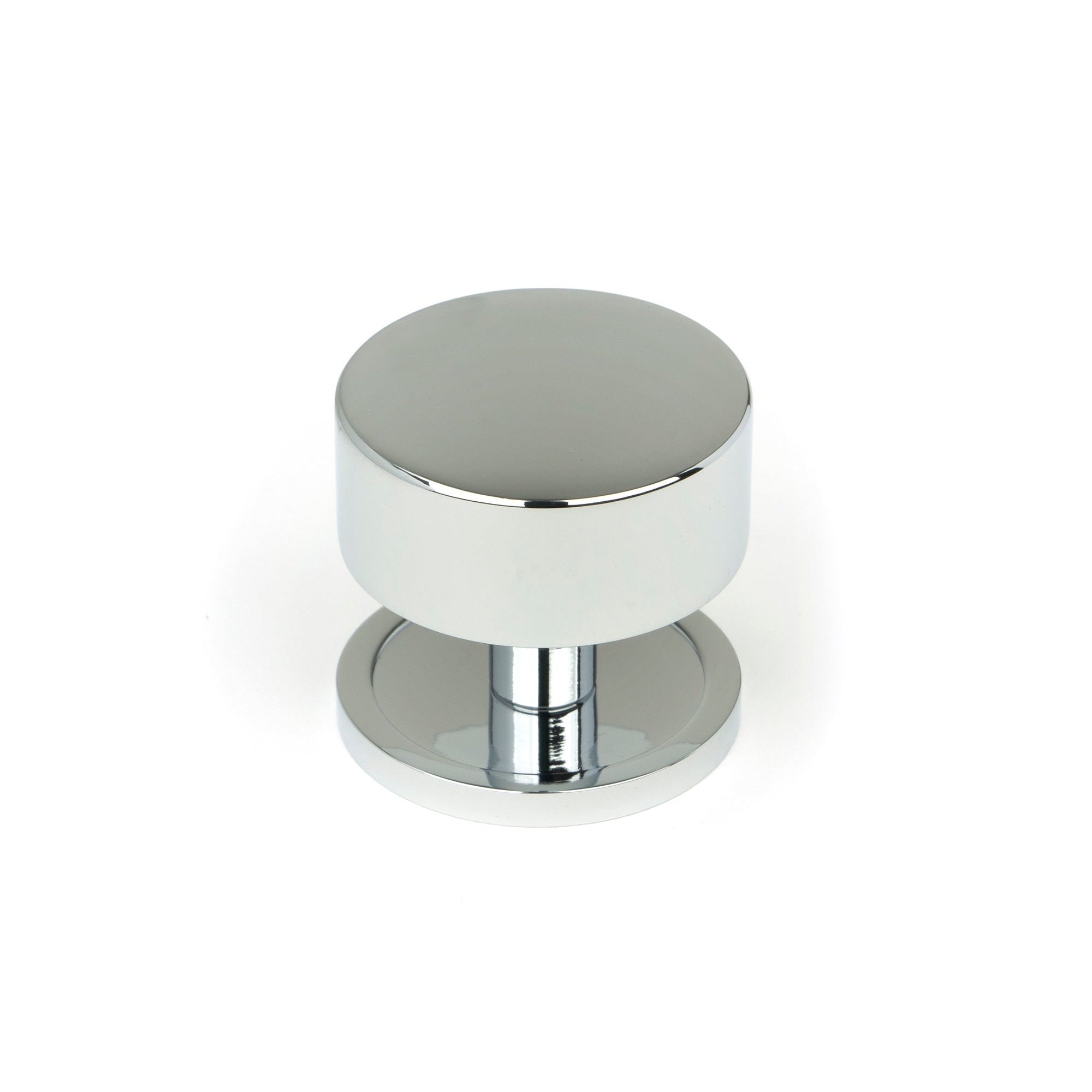 Polished Chrome Kelso Cabinet Knob - 38mm (Plain) | From The Anvil-Cabinet Knobs-Yester Home