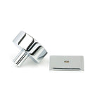 Polished Chrome Kelso Cabinet Knob - 38mm (Square) | From The Anvil-Cabinet Knobs-Yester Home