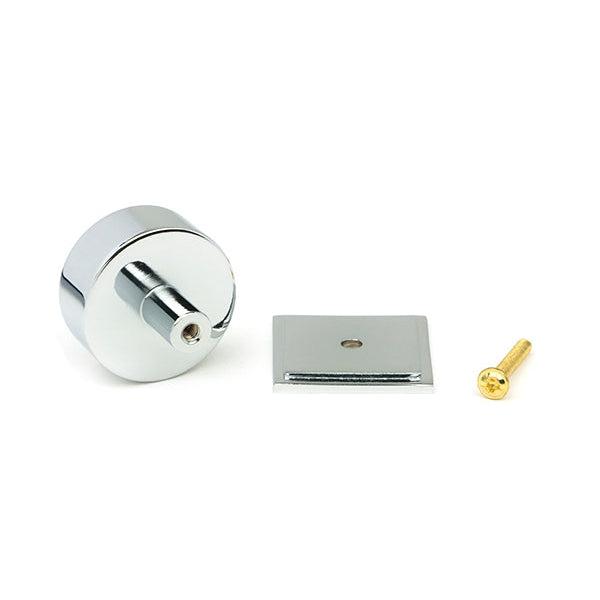 Polished Chrome Kelso Cabinet Knob - 38mm (Square) | From The Anvil-Cabinet Knobs-Yester Home